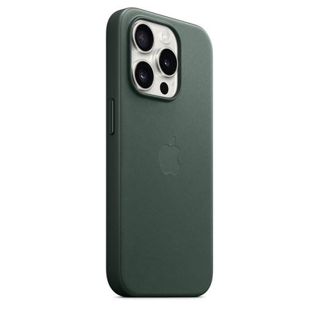 Оригинален Тъкан Калъф за iPhone 15 Pro Max, FineWoven Magsafe Case MT503ZM/A, Зелен (5)