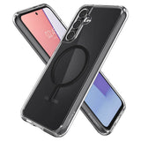 Magsafe Калъф за Samsung S23 FE, Spigen Ultra Hybrid Ring Case, Прозрачен (7)