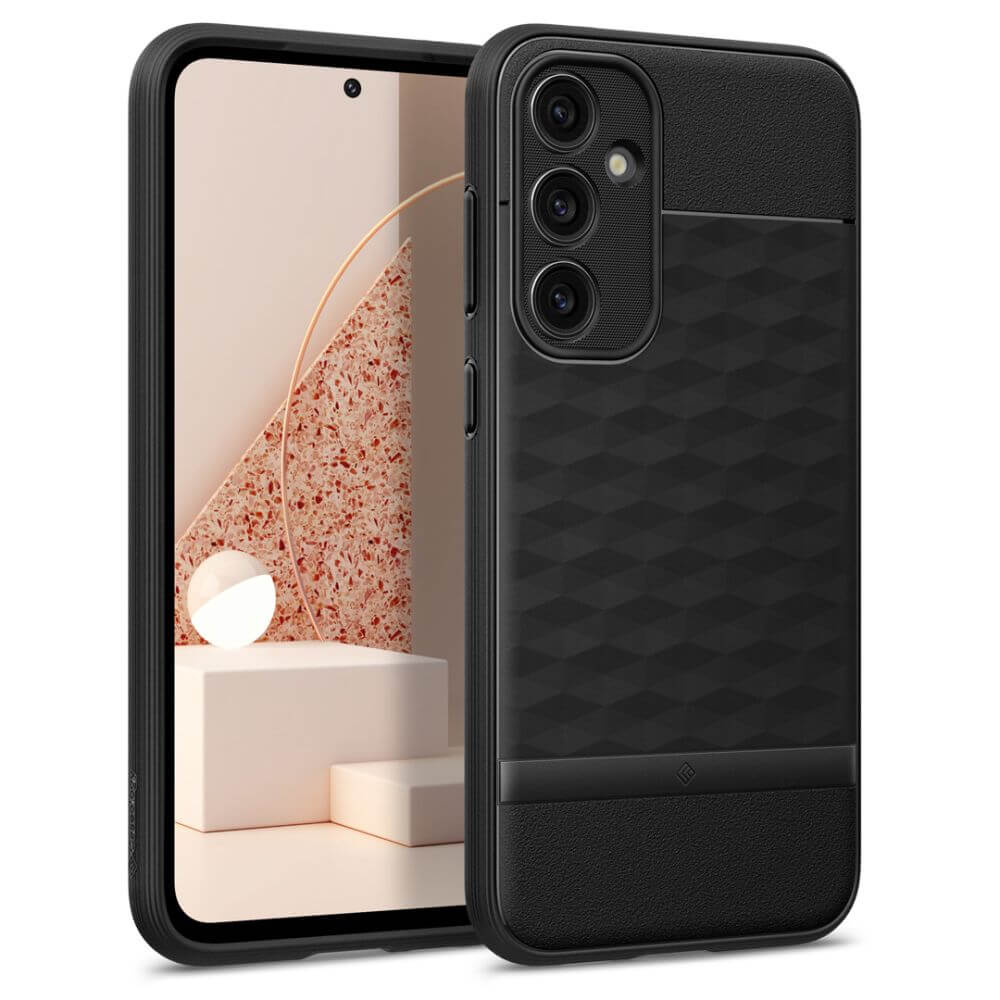 Противоударен Калъф за Samsung S23 FE, Spigen Caseology Parallax, Черен