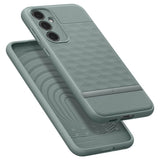 Противоударен Калъф за Samsung S23 FE, Spigen Caseology Parallax, Зелен (5)
