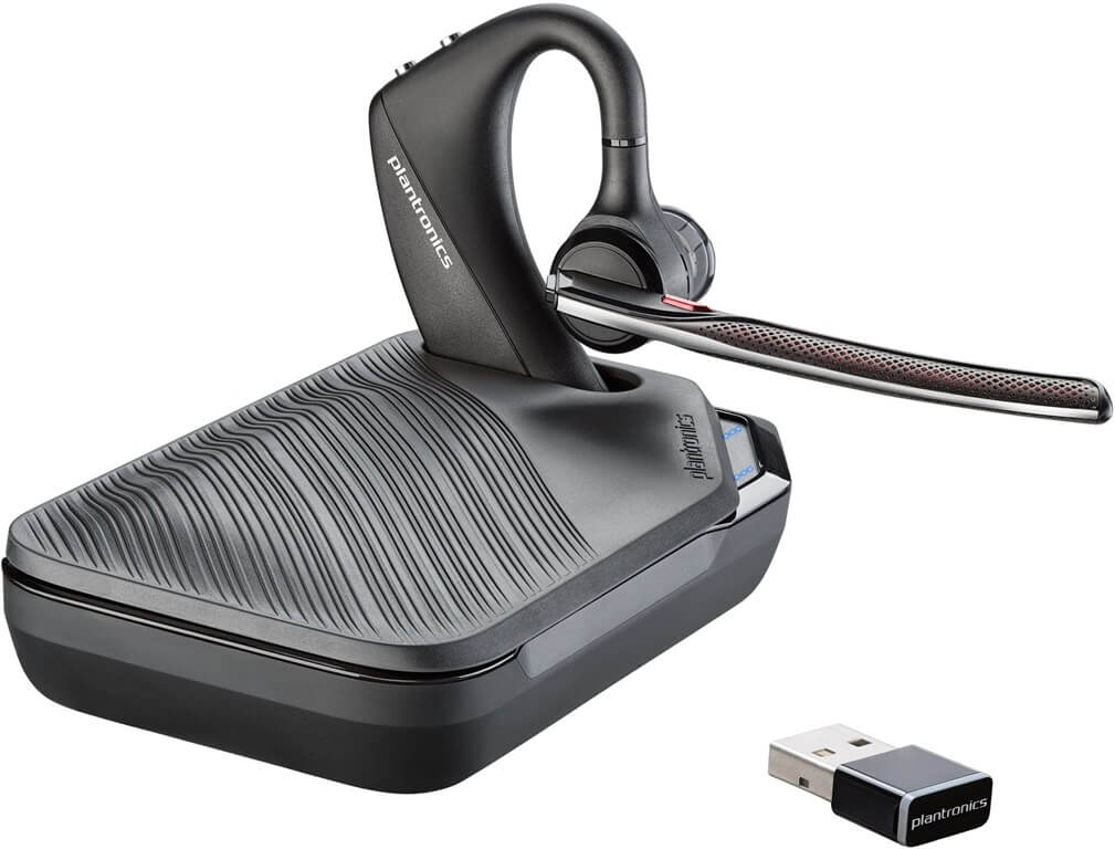 Безжична Слушалка, Plantronics Voyager 5200 UC Bluetooth, Черен (2)
