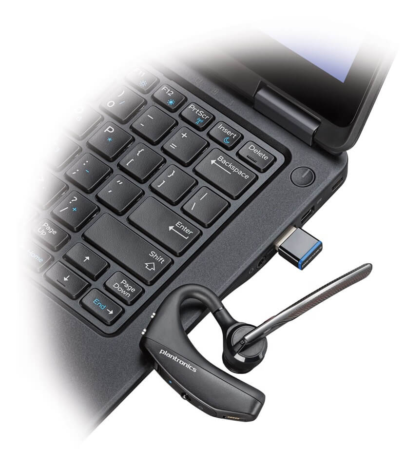 Безжична Слушалка, Plantronics Voyager 5200 UC Bluetooth, Черен (4)