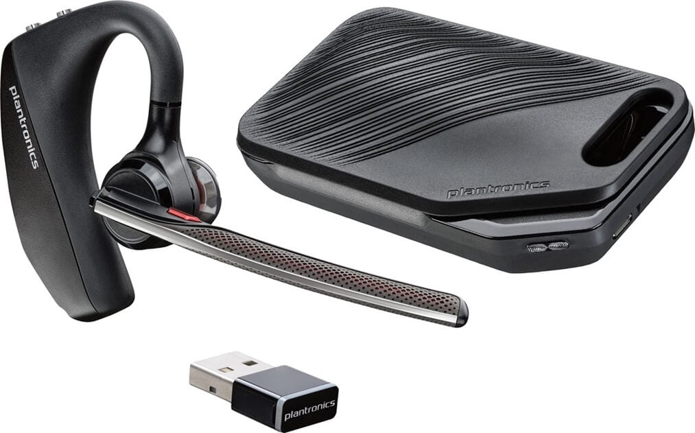 Безжична Слушалка, Plantronics Voyager 5200 UC Bluetooth, Черен