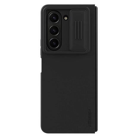 Калъф с Плъзгач за Камера за Samsung Z Fold 5, Nillkin CamShield Silky Case, Черен (3)