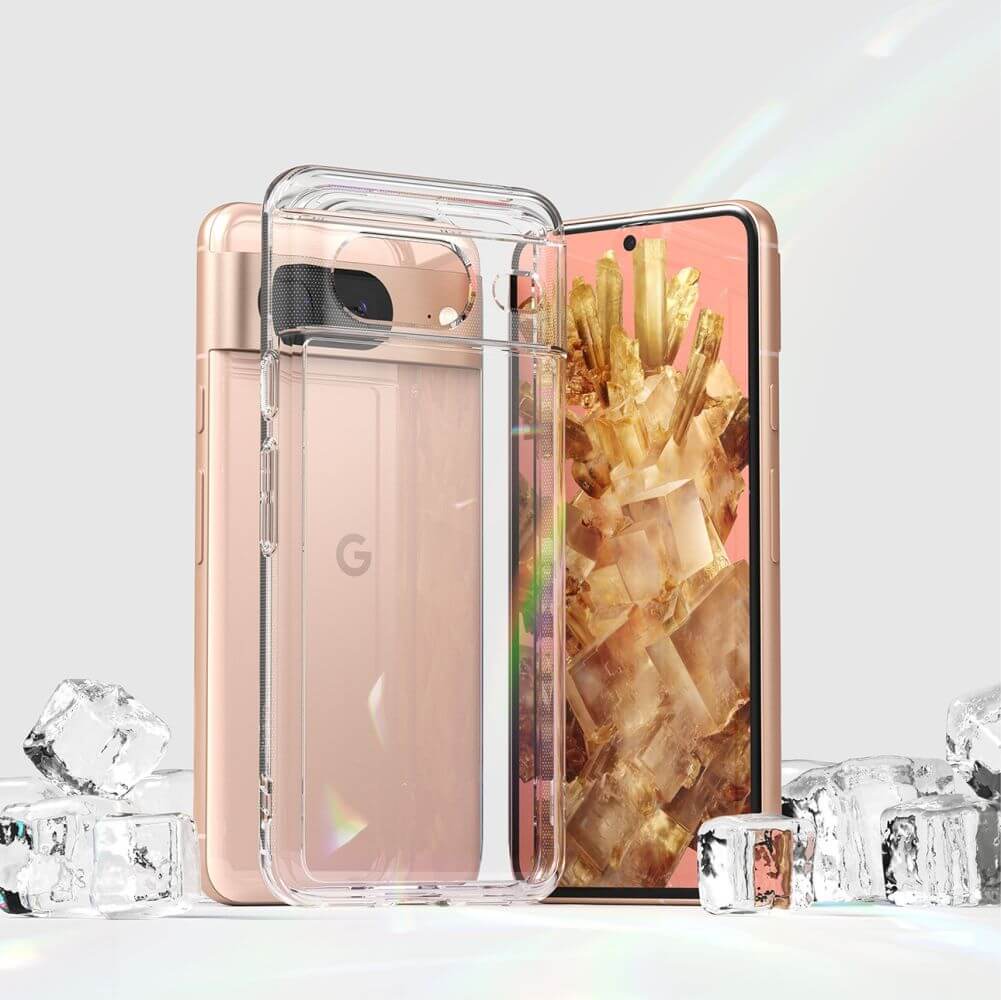 Противоударен Хибриден Калъф за Google Pixel 8, Ringke Fusion Case, Прозрачен (2)