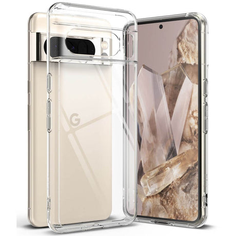 Противоударен Хибриден Калъф за Google Pixel 8 Pro, Ringke Fusion Case, Прозрачен