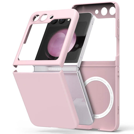 Тънък Калъф за Samsung Z Flip 5, Ringke Magsafe Slim Case, Розов (4)