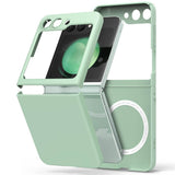 Тънък Калъф за Samsung Z Flip 5, Ringke Magsafe Slim Case, Зелен (3)