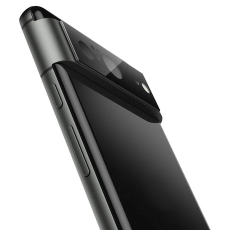 Стъклен Протектор за Камерата на Google Pixel 8, Spigen Optic Cam Glass 2бр., Черен (5)