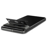 Стъклен Протектор за Камерата на Google Pixel 8, Spigen Optic Cam Glass 2бр., Черен (6)
