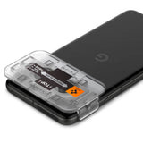 Стъклен Протектор за Камерата на Google Pixel 8, Spigen Optic Cam Glass 2бр., Черен (3)