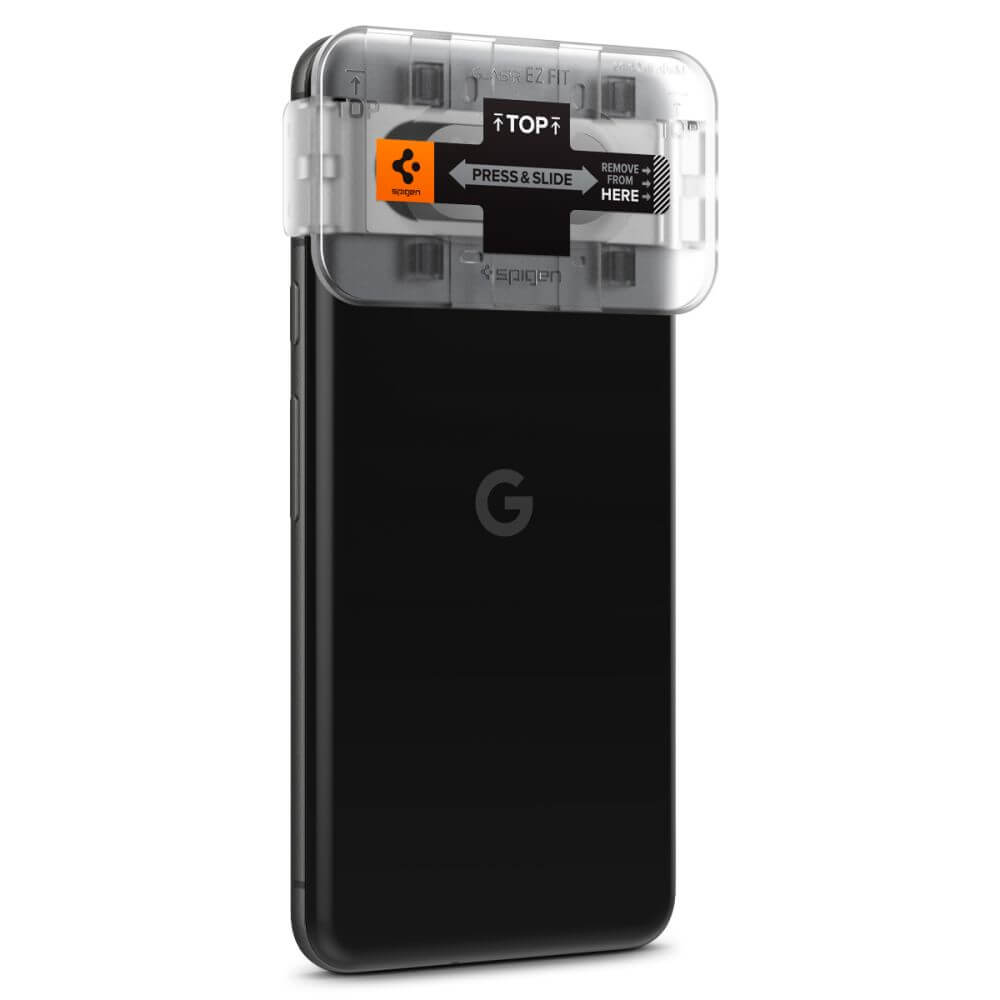 Стъклен Протектор за Камерата на Google Pixel 8, Spigen Optic Cam Glass 2бр., Черен (2)