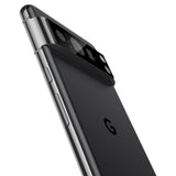 Стъклен Протектор за Камерата на Google Pixel 8 Pro, Spigen Optic Cam Glass 2бр., Черен (3)