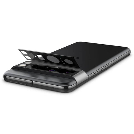 Стъклен Протектор за Камерата на Google Pixel 8 Pro, Spigen Optic Cam Glass 2бр., Черен (6)