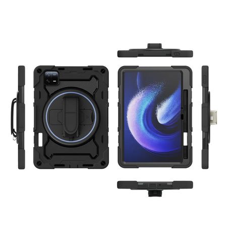 Калъф с Дръжка за Xiaomi Pad 6/ 6 Pro, Tech-Protect Solid360 Case, Черен (8)