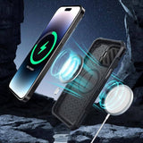 Magsafe Противоударен Калъф за iPhone 15 Pro Max, Supcase UB XT Mag, Черен (6)