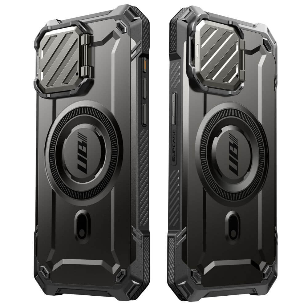 Magsafe Противоударен Калъф за iPhone 15 Pro Max, Supcase UB XT Mag, Черен (2)