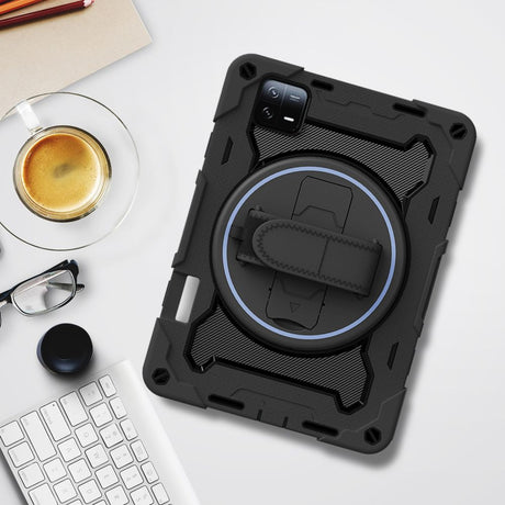 Калъф с Дръжка за Xiaomi Pad 6/ 6 Pro, Tech-Protect Solid360 Case, Черен (3)