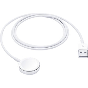 Оригинално Зарядно за Apple Watch Magnetic Charging Cable 1m Mx2e2, Бял (Bulk)