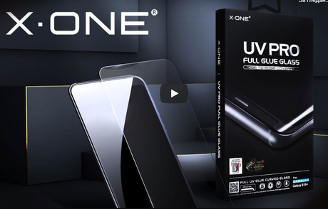 Стъклен Протектор с UV лепило за Samsung S23 Ultra, X-one UV 5D Glass, Прозрачен (6)