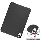 Калъф за iPad Mini 6/7 2024, TriFold Leater Case, Черен (2)