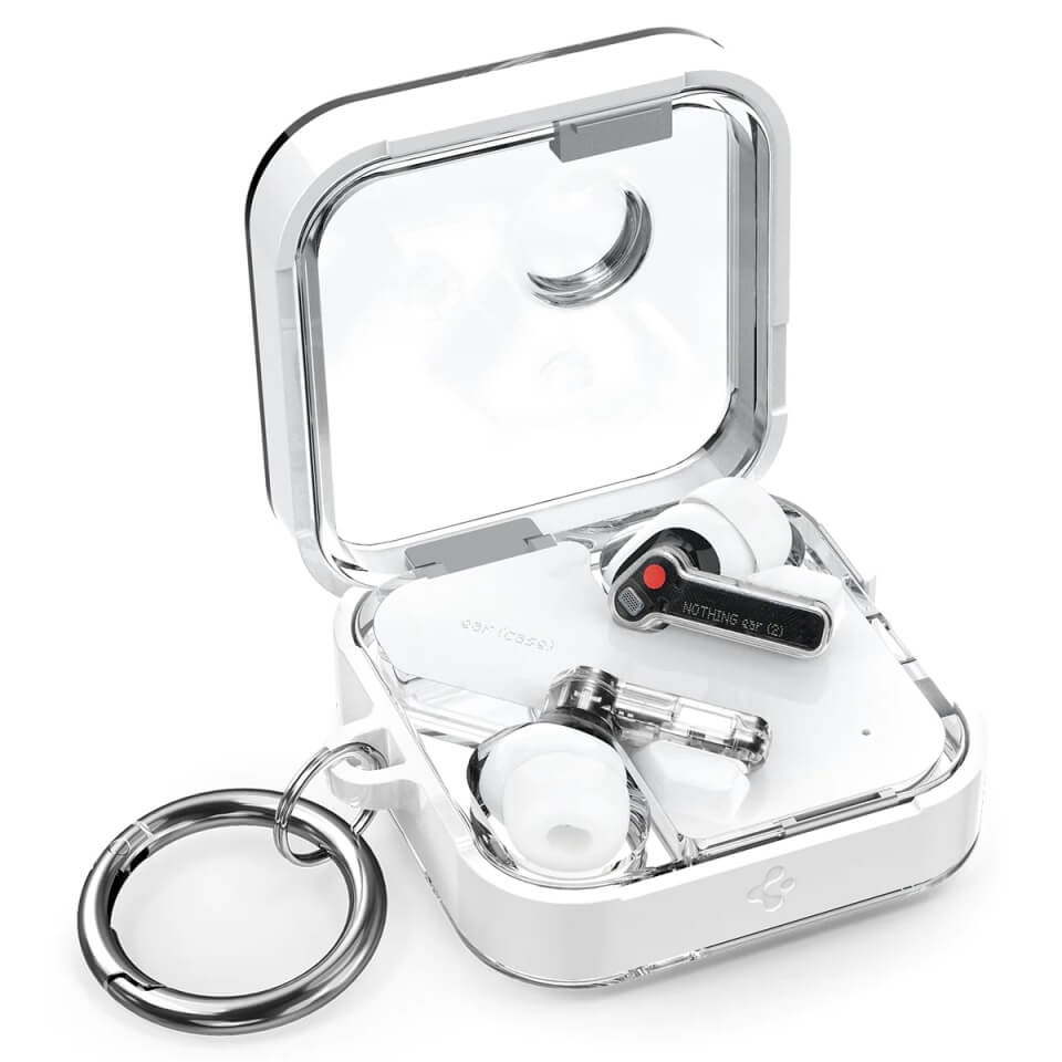 Калъф за Слушалки Nothing Ear 2, Spigen Ultra Hybrid Case, Бял