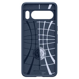 Противоударен Калъф за Google Pixel 8 Pro, Spigen Liquid Air Case, Син (5)