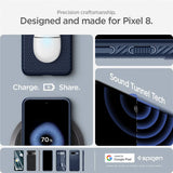 Противоударен Калъф за Google Pixel 8, Spigen Liquid Air Case, Син (9)