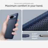 Противоударен Калъф за Google Pixel 8, Spigen Liquid Air Case, Син (8)