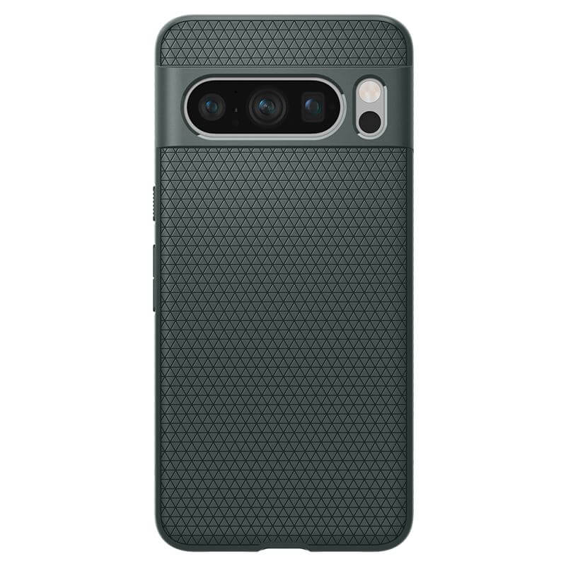 Противоударен Силиконов Калъф за Google Pixel 8 Pro, Spigen Liquid Air Case, Зелен (2)