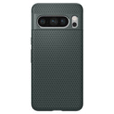 Противоударен Силиконов Калъф за Google Pixel 8 Pro, Spigen Liquid Air Case, Зелен (2)