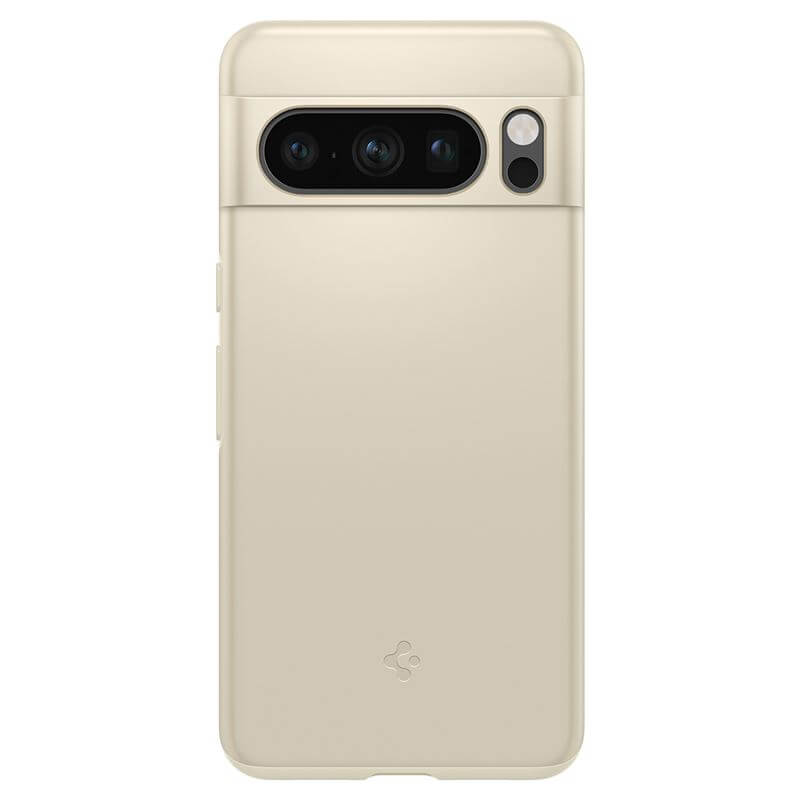 Противоударен Калъф за Google Pixel 8 Pro, Spigen Thin Fit Case, Бежов (2)