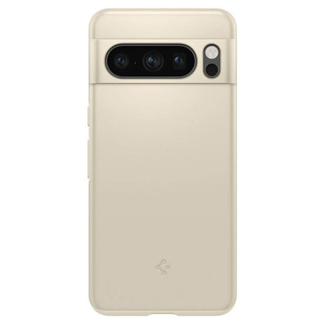 Противоударен Калъф за Google Pixel 8 Pro, Spigen Thin Fit Case, Бежов (2)