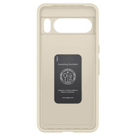Противоударен Калъф за Google Pixel 8 Pro, Spigen Thin Fit Case, Бежов (6)