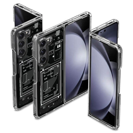 Хибриден Калъф за Samsung Z Fold 5, Spigen Zero One Ultra Hybrid Case, Черен (3)