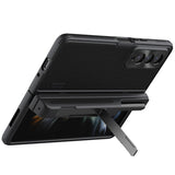 Калъф с S Pen Поставка за Samsung Z Fold 4, Nillkin Super Frosted Shield Armor Case, Черен (3)