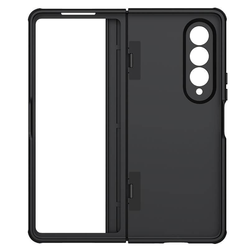 Калъф с S Pen Поставка за Samsung Z Fold 4, Nillkin Super Frosted Shield Armor Case, Черен (2)