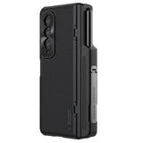 Калъф с S Pen Поставка за Samsung Z Fold 4, Nillkin Super Frosted Shield Armor Case, Черен (4)