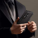 Калъф с S Pen Поставка за Samsung Z Fold 4, Nillkin Super Frosted Shield Armor Case, Черен (6)