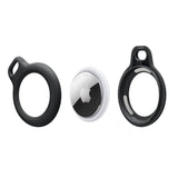 Калъф с Връзка за Apple AirTag 1/ 2, Tech-Protect Rough Chain Case, Черен (2)