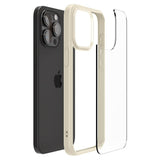 Противоударен Калъф за iPhone 15 Pro Max, Spigen Ultra Hybrid Case, Бежов (2)
