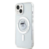 Magsafe Калъф за iPhone 15, Karl Lagerfeld IML Choupette Case, Прозрачен