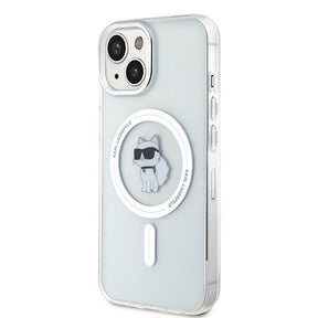 Magsafe Калъф за iPhone 15, Karl Lagerfeld IML Choupette Case, Прозрачен