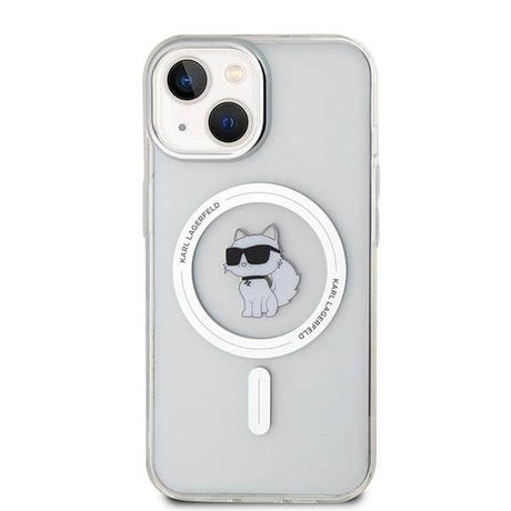 Magsafe Калъф за iPhone 15, Karl Lagerfeld IML Choupette Case, Прозрачен (5)