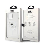 Magsafe Калъф за iPhone 15, Karl Lagerfeld IML Choupette Case, Прозрачен (8)