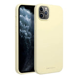 Силиконов Калъф за iPhone 13 Pro, Roar Cloud-Skin Case, Жълт (2)