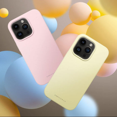Силиконов Калъф за iPhone 13 Pro, Roar Cloud-Skin Case, Жълт (7)