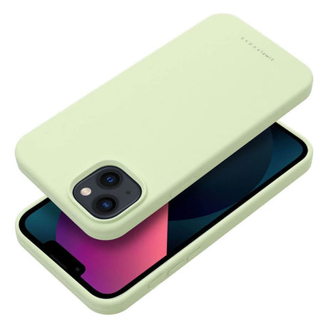 Силиконов Калъф за iPhone 13, Roar Cloud-Skin Case, Зелен (3)