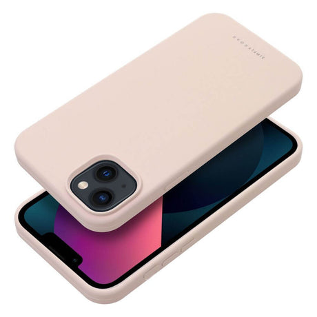Силиконов Калъф за iPhone 13, Roar Cloud-Skin Case, Розов (3)