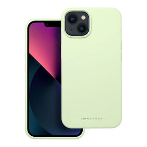 Силиконов Калъф за iPhone 13, Roar Cloud-Skin Case, Зелен